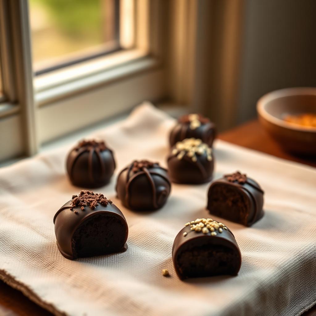 Chocolate tasting flight prepared for an Amzai virtual roundtable
